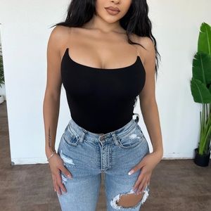 Wasabi + Mint • Clear Strap Top